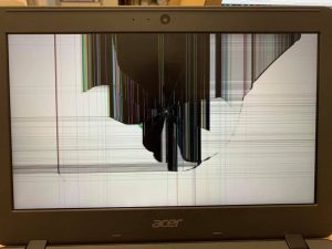 LCD quebrado