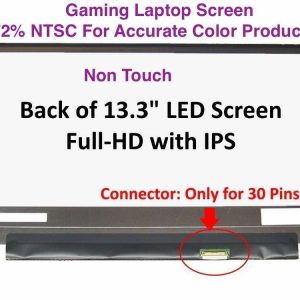 LCD LTN133HL09-H01 13.3” Samsung FHD (1920x1080) IPS, No Brackets, conector de 30 pinos