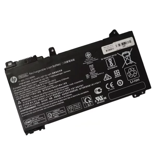 Bateria RE03XL para HP ProBook 430 440 450 445 455 G6