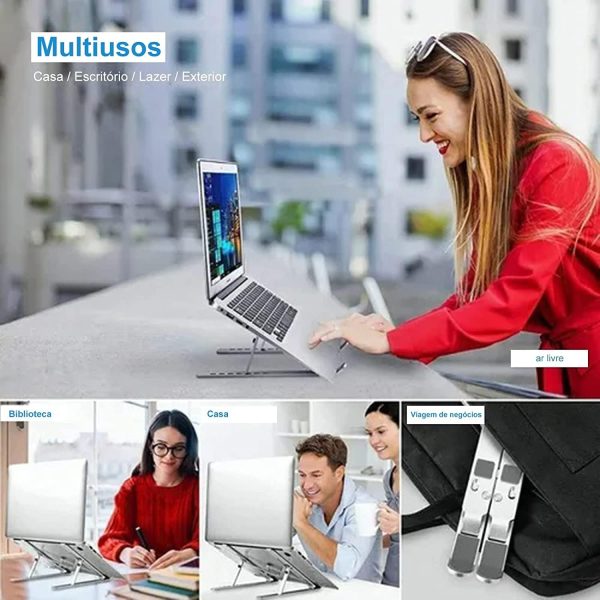 Suporte para Laptop Ajustável - Conforto para Seu Laptop - Image 4