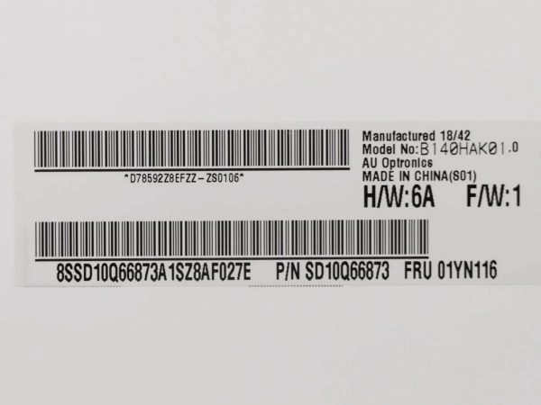 LCD B140HAK01.0 Fit NV140FHM-T00 R140NWF5 R1 R6 14.0 touch FHD 1920*1080 IPS 40 Pinos - Image 3