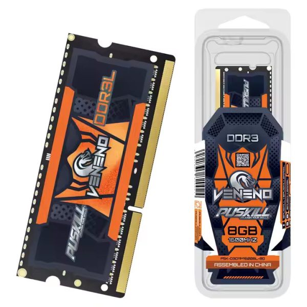 Memória RAM DDR3L 8GB 1600MHz Para Laptop