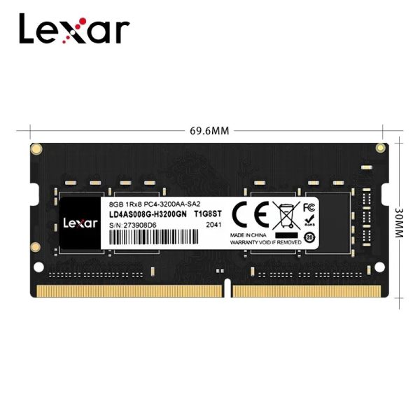 Memória RAM 16GB DDR4 3200MHz Lexar para Laptop - Image 2